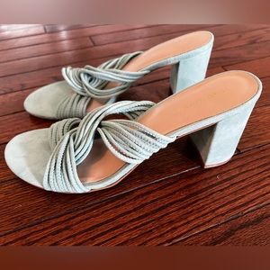 Stuart Weitzman. Mint green. Never worn